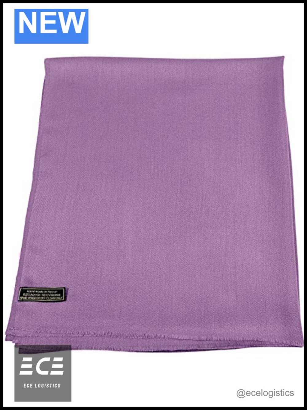 Handmade Fringe Shawl Wrap Pashmina Acrylic Viscose Lightweight Scarf